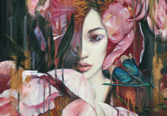 “Evoke” Oil on Canvas, 35cm x 40cm by artist Lioba Brückner. See her portfolio by visiting www.ArtsyShark.com