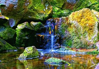 "A Mountain Spring" Digital Painting, 24" x 16" by artist Carl Gethmann. See his portfolio by visiting www.ArtsyShark.com