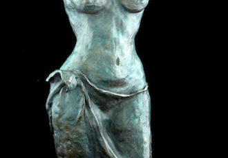 "Grace" Bronze, 7" x 26" x 6" by artist Darcy J. Sears. See her portfolio by visiting www.ArtsyShark.com