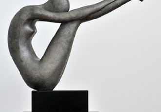 “Balance” Bronze, 27” x 25” x 8” by artist Robert Heller. See his portfolio by visiting www.ArtsyShark.com