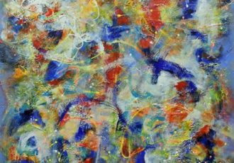 abstract expressionist painting by Jacqueline Doyle Allison