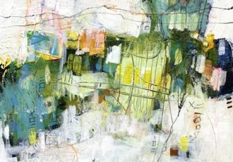 abstract painting by Lori Mirabelli