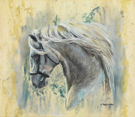 Contemporary Realistic Horse Portraits by Lynette Orzlowski I Artsy Shark