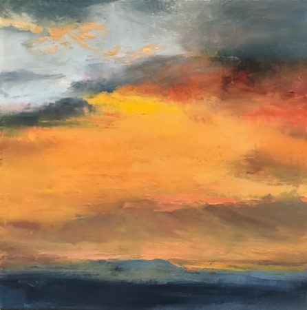 Vivid Semi-Abstract Skyscapes by Nathalie Frenière I Artsy Shark