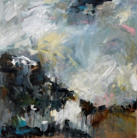 Abstract Expressionist Paintings by Marlie Thibodeau I Artsy Shark