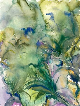 Ethereal Landscape and Floral Watercolors by Karen Keough I Artsy Shark