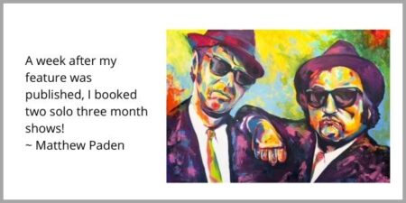 Artist testimonial Matthew Paden