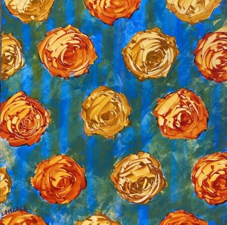 Vibrant Floral Paintings by Monica Loncola I Artsy Shark