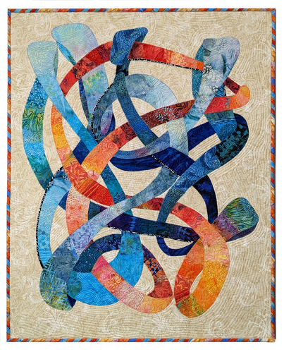 contemporary abstract quilt by Patricia Charity