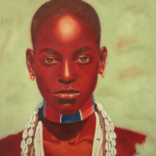 portrait of a young African man
