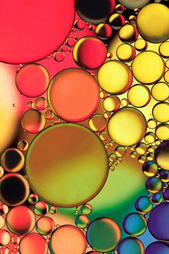 digital photography of bubbles