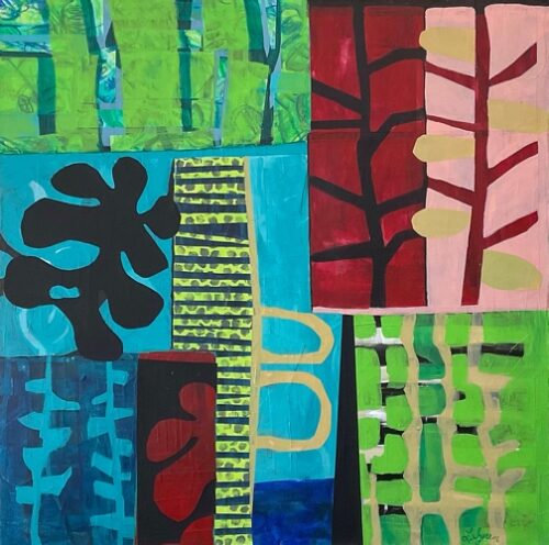 whimsical art inspired by Matisse