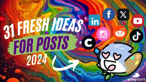 31 Fresh Social Post Ideas for Artists