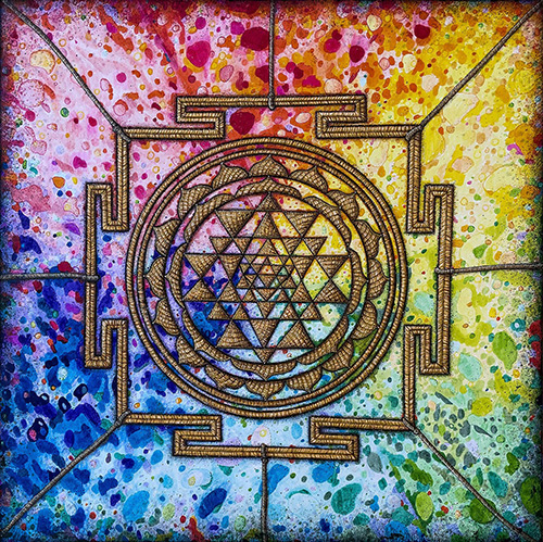 meditative art in form of a mandala