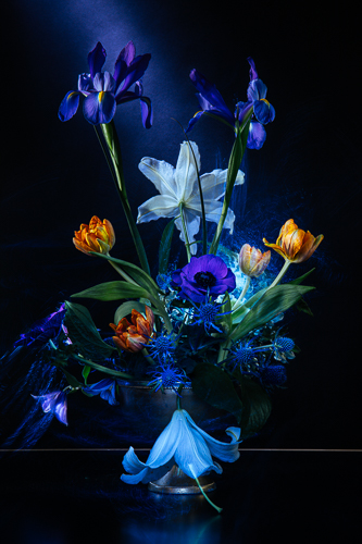 Fine art photo of a bouquet of flowers