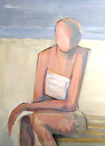 semi abstract figurative painting