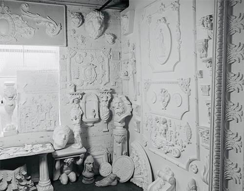 plaster relief art studio