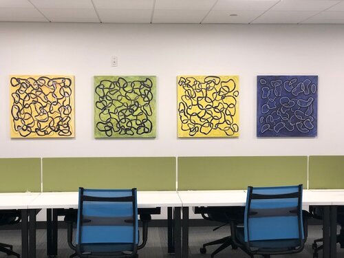 artwork in a commercial space