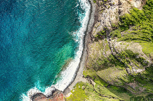 aerial view photo of Hawaiian coast