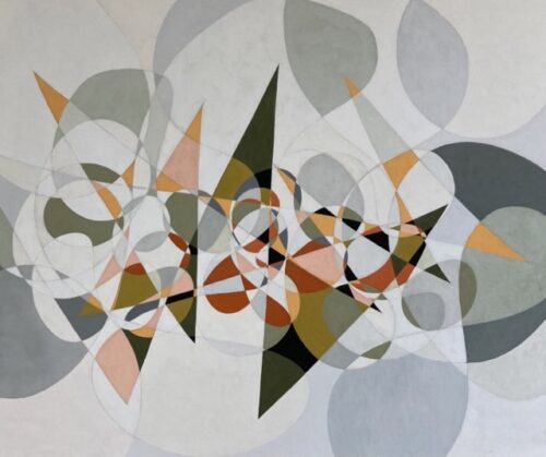 geometric abstract artwork 