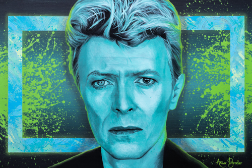 portrait of David Bowie