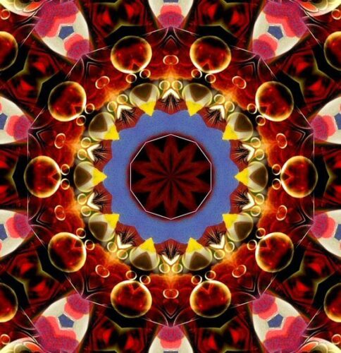 bold kaleidoscopic art