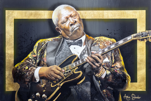 portrait of BB King