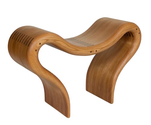 contemporary handmade bench by Mark Levin