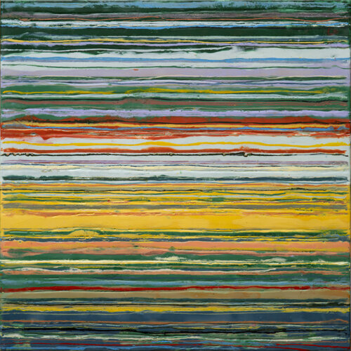 bold striped abstract art