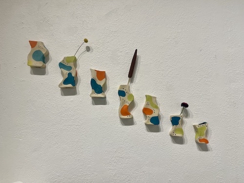 ceramic wall sculpture