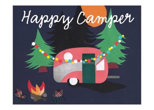 whimsical Christmas camper design