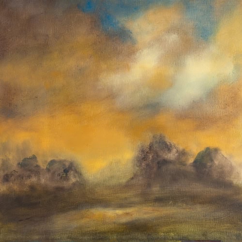 Untitled atmospheric oil painting