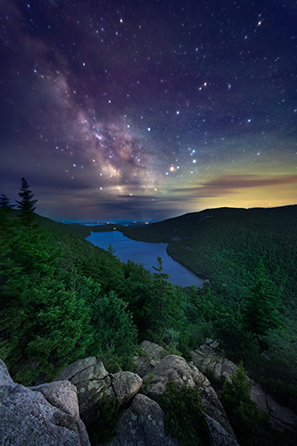 nighttime fine art photo of a landscape