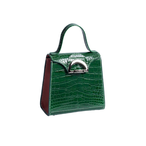 genuine alligator leather mini bespoke bag