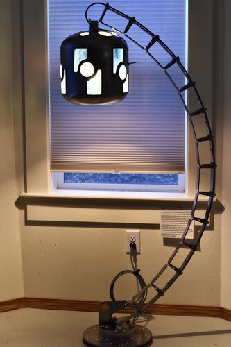 handmade standing contemporary lamp